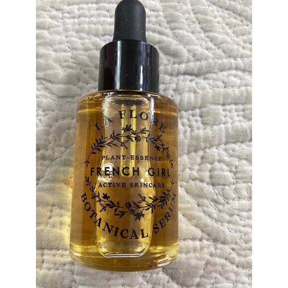 French Girl La Flore Botanical Serum*Facial Skincare*1 oz Glass Bottle*NWB - Picture 5 of 7